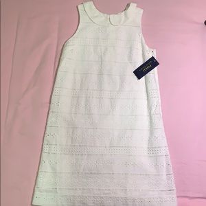 NEW! White Polo girl dress